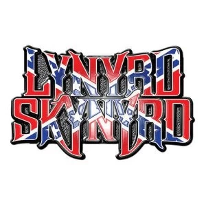 Image of Lynyrd Skynyrd - Flag Logo Pin Badge