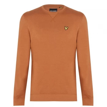 Image of Lyle and Scott Crew Sweatshirt - Tawny Brwn W281