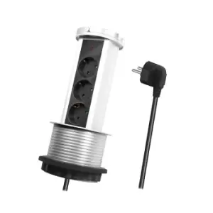 Image of LogiLink LPS235A power extension 1.8 m 3 AC outlet(s) Indoor...