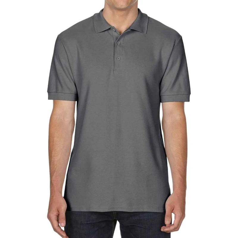 Image of Gildan Mens Sports Polo Shirt in Charcoal Size: Small Charcoal Male S