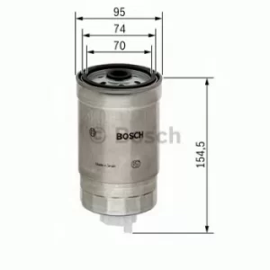 Image of Bosch 1457434451 Fuel Filter