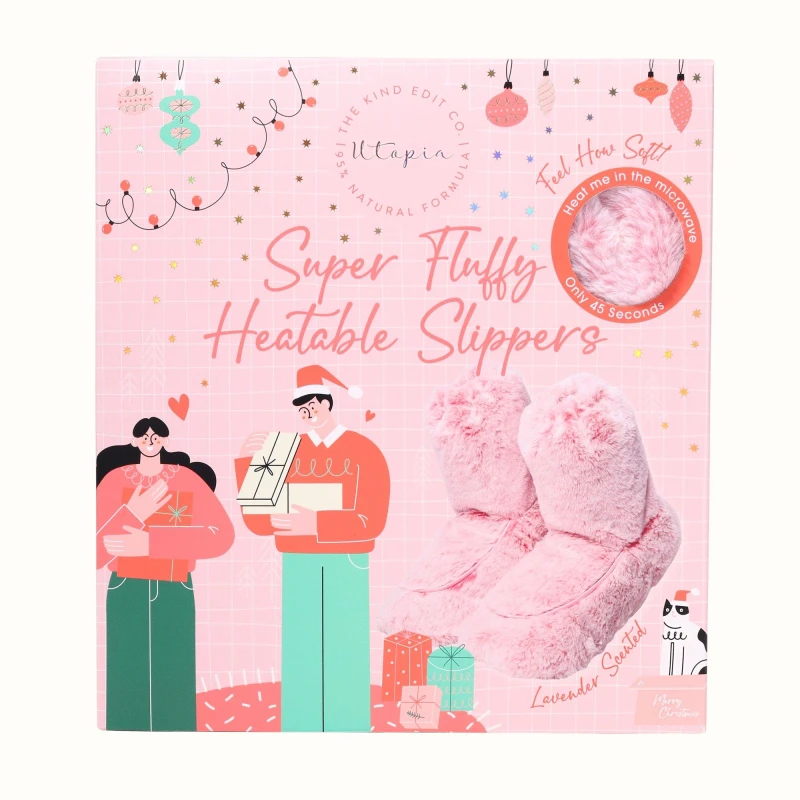 Image of Be You Heatable Slipper Set - Pink Pink One Size