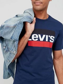Image of Levis Sportswear Logo T-Shirt - Navy Size XL Men