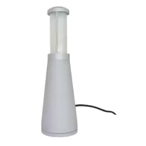 Image of Beta Aluminium Plain Bollard Matt Silver, IP54
