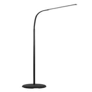 Image of Eglo Laroa Slim Black Plastic Floor Lamp