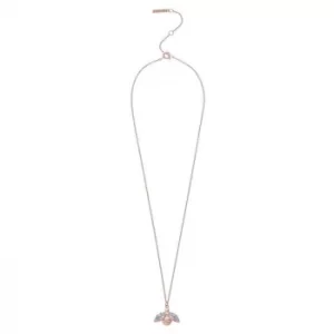 Image of Olivia Burton Rainbow Bee Rose Gold Tone Pendant