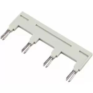 Image of Wago - 788-115 Insulated 4-Way 18A Light Grey Jumper