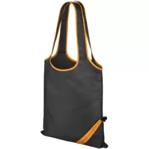 Image of Core Compact Shopping Bag (Pack of 2) (One Size) (Black/Orange) - Result