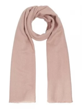 Image of Barbour Waffle Textured Scarf Pink