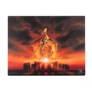 Image of 25x19 Solstice Canvas Plaque by Anne Stokes