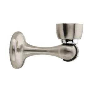 Image of BQ Zinc Satin Effect Door Stop Pack of 1