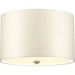 Image of Elstead - LightBox Fletcher 14 Flush Ceiling Light with Polished Chrome Finial