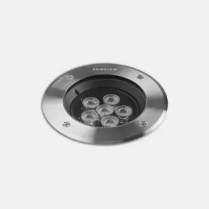 Image of Gea Outdoor LED Recessed Ground Uplight Stainless Steel Polished 12.5cm 720lm 29deg. 3000K IP67
