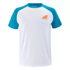 Image of Babolat Play Crew Neck Tee - White