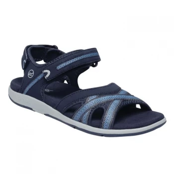 Image of Regatta Lady Santa Clara Sandal - Navy/Blueski