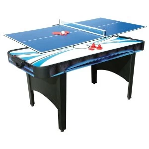 Image of Mightymast Typhoon 6ft 2-In-1 Air Hockey and Table Tennis