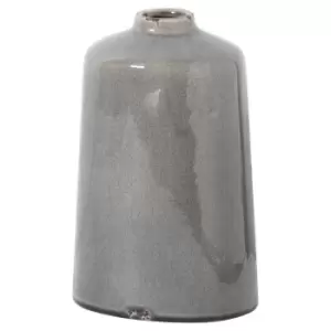 Image of Hill Interiors Garda Glazed Liv Vase in Grey
