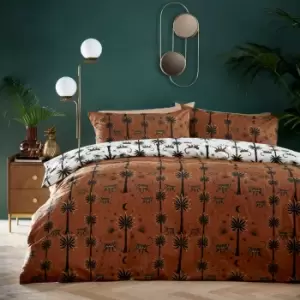 Image of furn. Desert Monkey Duvet Cover & Pillowcase Set Amber
