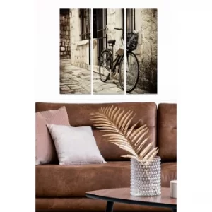 Image of MDF8563080 Multicolor Decorative MDF Painting (3 Pieces)