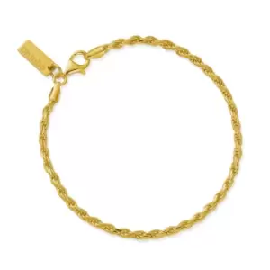 Image of ChloBo Gold Plated Sparkle Rope Chain Bracelet
