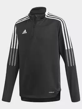 Image of Boys, adidas Tiro 21 Training Top, Dark Blue, Size 5-6 Years