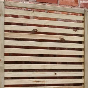 Image of Rowlinson Garden Creations Horizontal Slat Screens Pack of 4