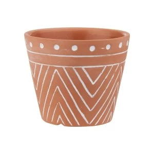 Image of Sass & Belle Mini Geo Terracotta Planter