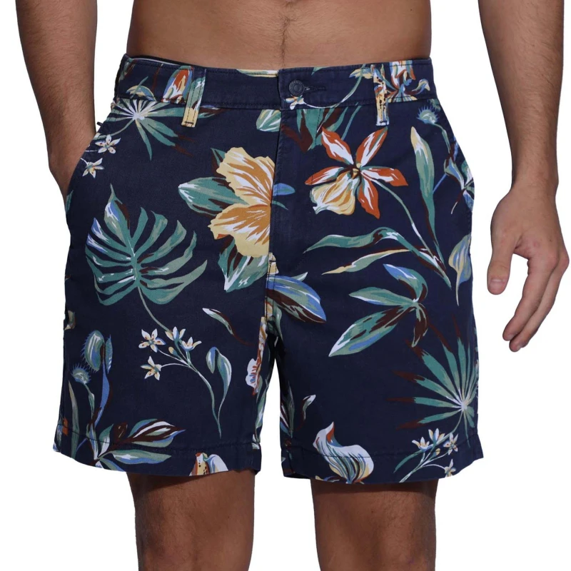 Image of Striped Cotton Shorts