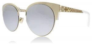 Image of Christian Dior Dioramamini Sunglasses Gold J5G 54mm