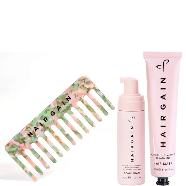 Image of Hair Gain Scalp Foam, Treatment Mask & Comb