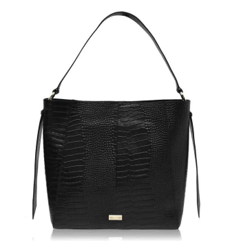 Image of Biba Biba Unlined Tote Bag - Black Croc