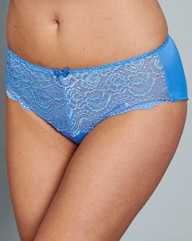 Image of Playtex Flower Lace Blue Briefs