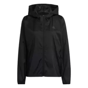 Image of adidas Run Fast Zip Solid Jacket Womens - Black
