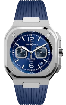 Image of Bell & Ross Watch BR 05 Chrono Blue Steel