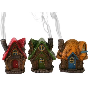 Image of Fairy House Incense Cone Holder