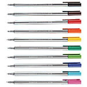 Image of Staedtler Triplus 334 Fineliner Fine 0.3mm Assorted Pack of 10