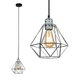 Image of Casco Chrome Pendant with Chrome Diablo Shade
