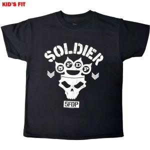 Image of Five Finger Death Punch - Soldier Kids 9 - 10 Years T-Shirt - Black