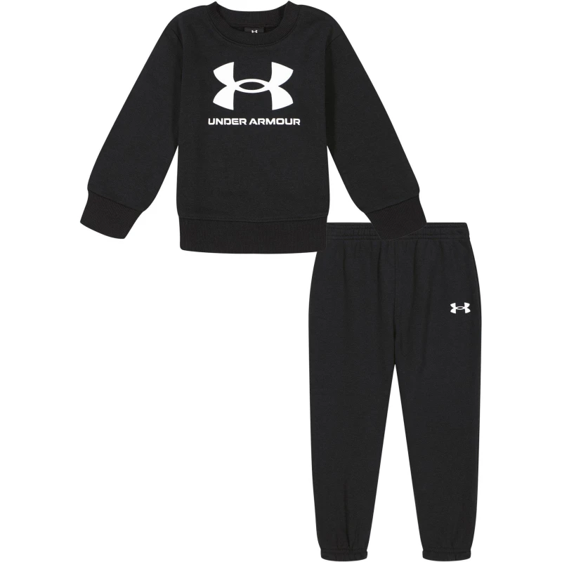 Image of Under Armour Armour Big Logo Set Infant Boys - Black 0 - 3 Months