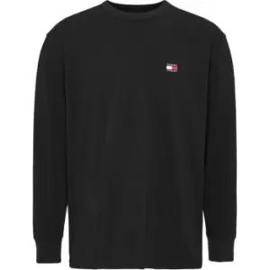 Image of Tommy Jeans Tjm Clsc XS Badge L/S Tee - Black