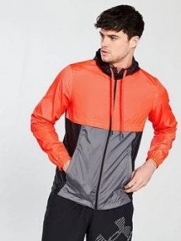Image of Urban Armor Gear Sportstyle Windbreaker Neon CoralBlack Size M Men