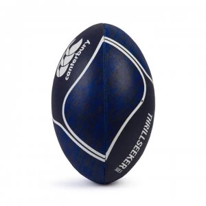 Image of Canterbury Thrillseeker Rugby Ball - Blue/White