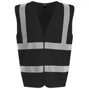 Image of PRO RTX High Visibility Unisex Waistcoat (XXL) (Black) - Black
