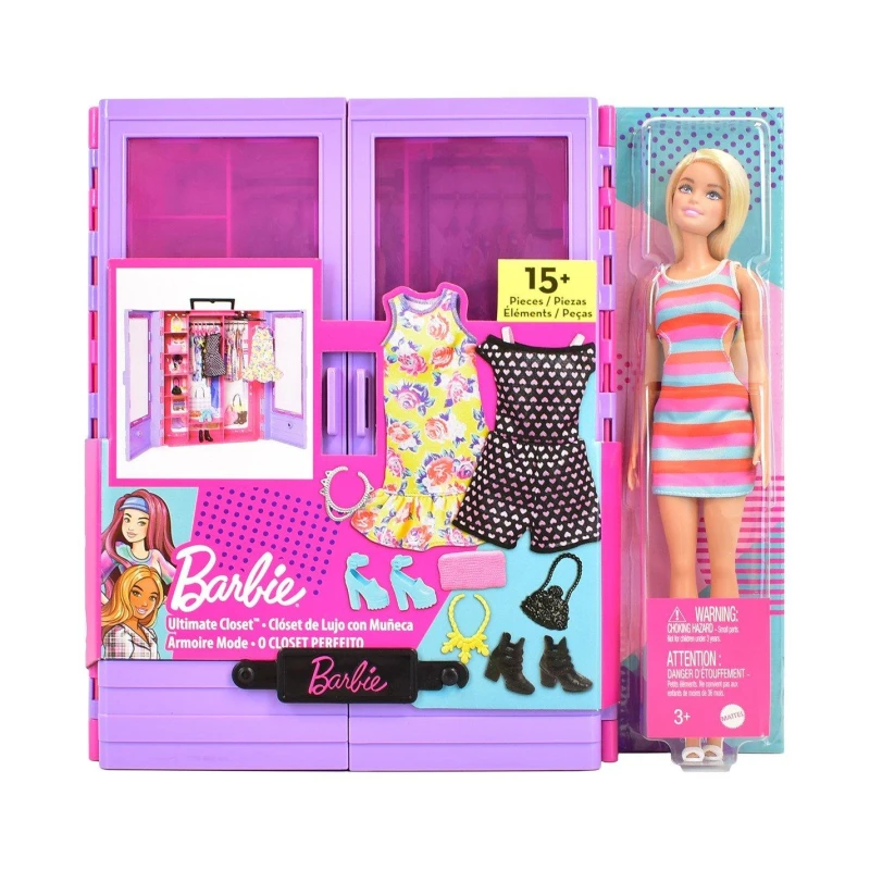 Image of Mattel Barbie Ultimate Closet Doll And Playset Multi female One Size