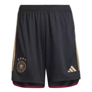 Image of adidas Germany Away Shorts 2022/2023 Junior Boys - Black