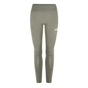 Image of Puma Embroidered Logo Leggings Womens - Green