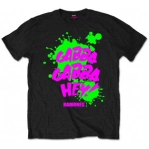Image of Ramones Gabba Gabba Hey Mens Black T Shirt: Medium