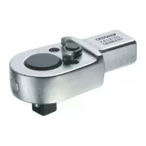 Image of Embout a cliquet reversible 7412-00 1/4 po. 9 x 12mm acier CV GEDORE