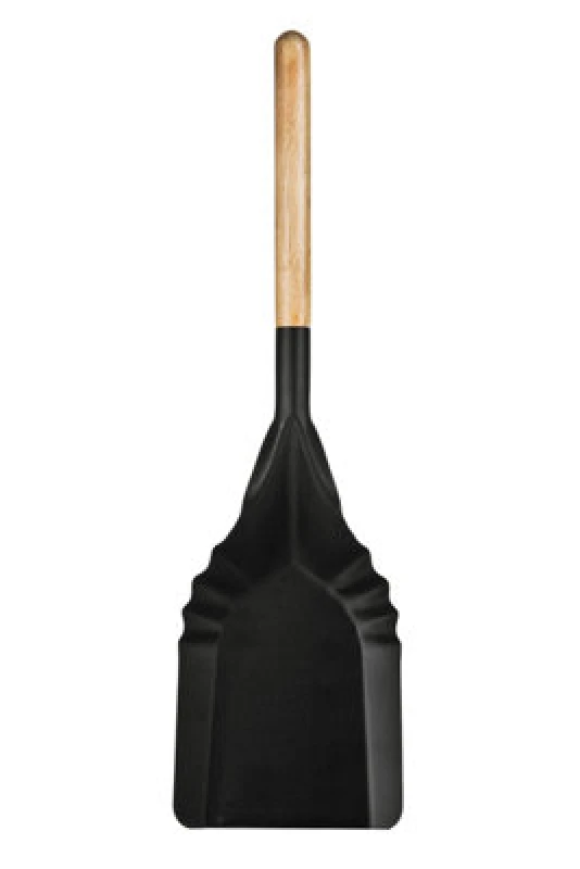 Image of Premier Housewares Fireside Black Shovel with Wooden Handle Black