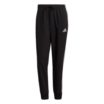 Image of adidas AEROREADY Essentials Tapered Cuff Woven 3-Stripes - Black